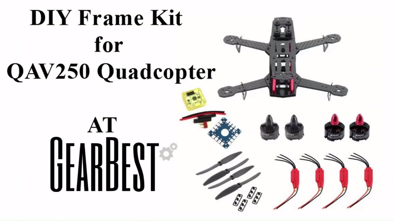 DIY Frame Kit for QAV250 Quadcopter From Gearbest