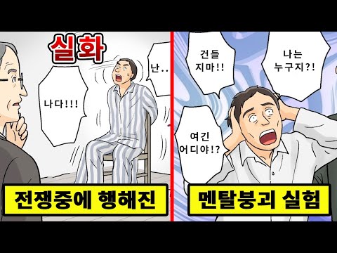 [실화]정신이 붕괴하는 심리학실험「게슈탈트 붕괴」[만화][영상툰]