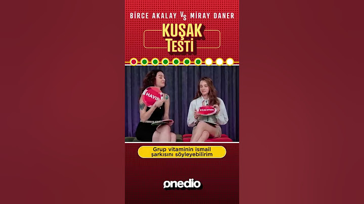Birce Akalay ve Miray Daner I Eğlenceli Kuşak Testi 🤣