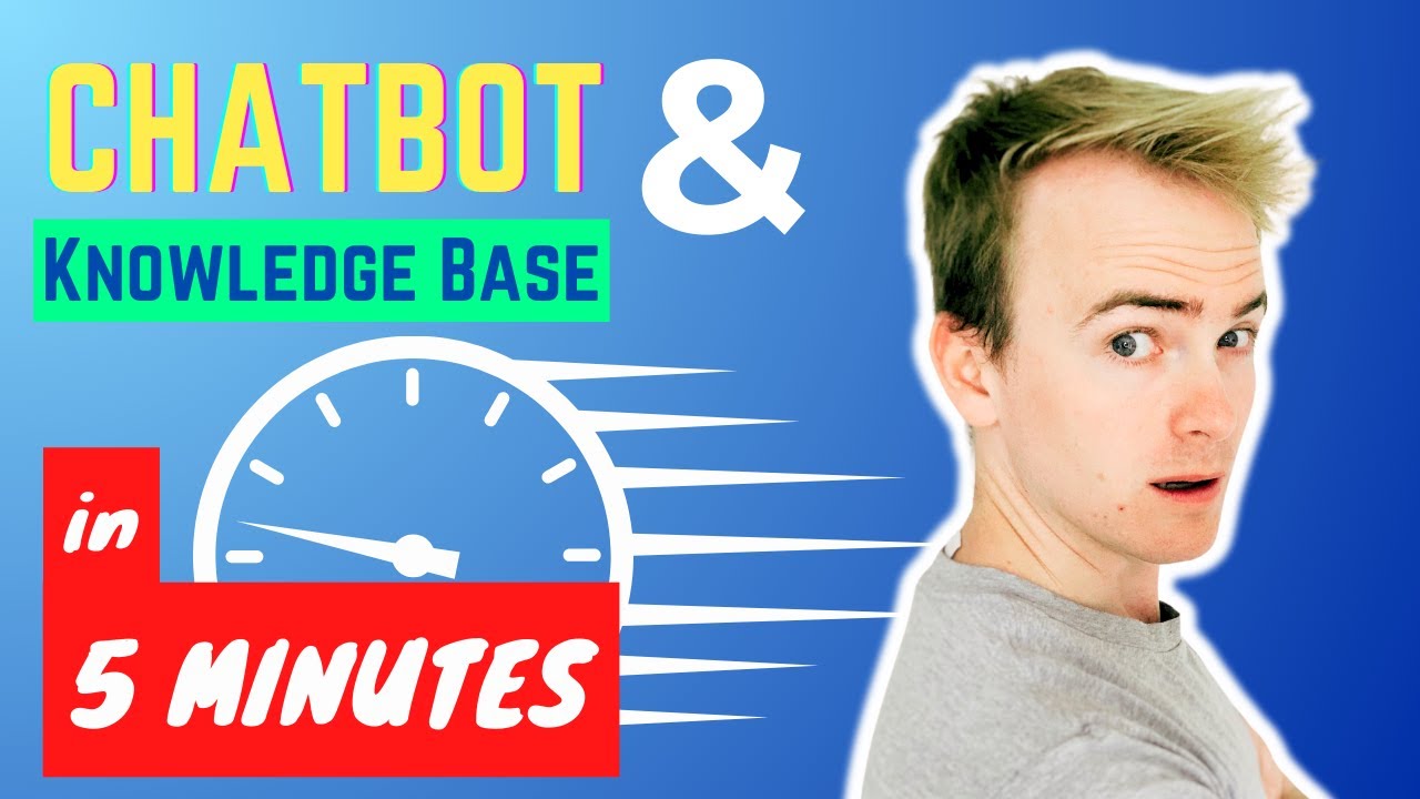 Build a no-code chatbot with custom knowledge base in 5 mins - YouTube