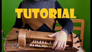 Hurdy Gurdy Tutorial  Playing scales / left hand