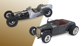 Two Extremes From the Same Ford '29 Model A Roadster Kit