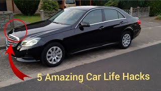 5 Amazing Car Life Hacks (Mercedes-Benz E-Class Edition w212 hidden functions)