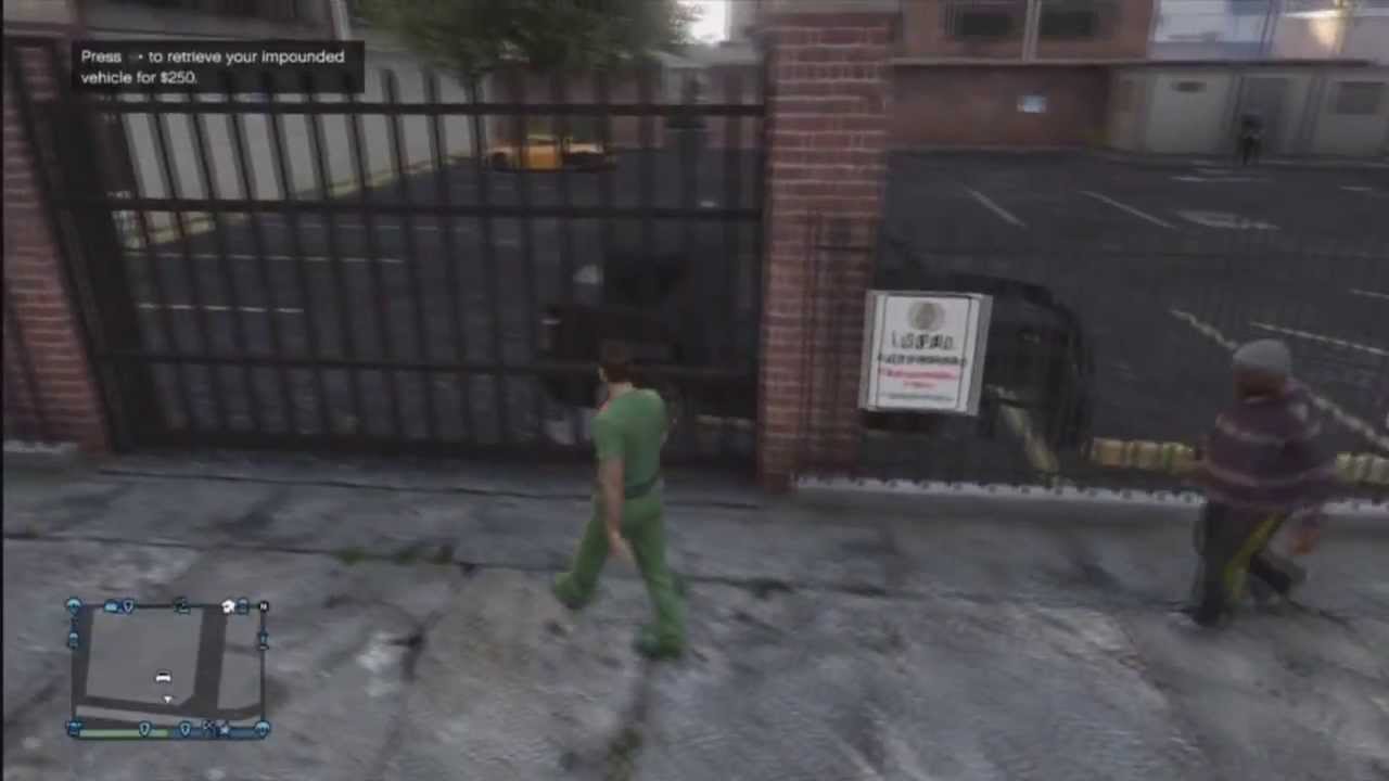 How To Get Your Car Out Of Impound Lot No Cops GTA Online YouTube