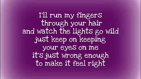 Taylor Swift  Sparks Fly lyrics