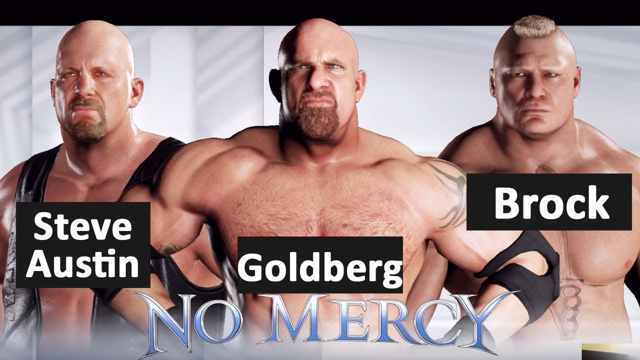 WWE Triple Threat Match Goldberg VS Stone Cold VS Brock Lensar