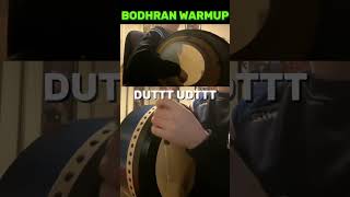 Bodhran warmup for music #ireland #banjo #bodhran #dublagem