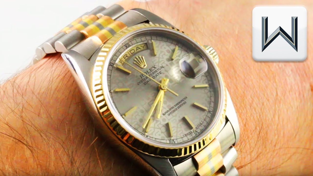 two tone rolex president