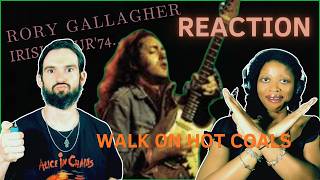 RORY GALLAGHER WALK ON HOT COALS (IRISH TOUR 74 LIVE) (reaction)