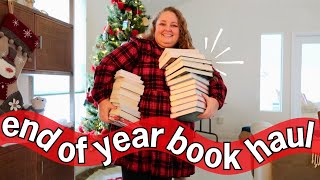 END OF YEAR BOOK HAUL | books from november & december 📚✨