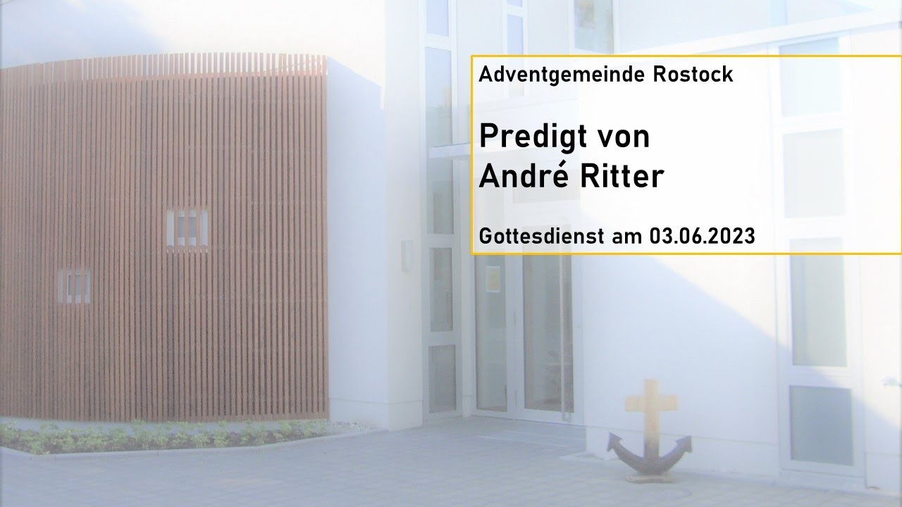 Predigt von André Ritter - YouTube