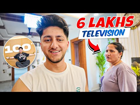 5 Lakh Ka Tv Leliya Bina Btaye 😂 Bhot Mar Padi