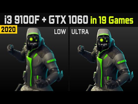 Core I3 9100F + GTX 1060 6GB【Test In 19 Games + Low Vs Ultra】