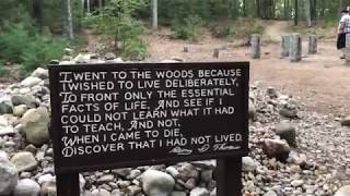 Site of Henry David Thoreau's cabin at Walden Pond