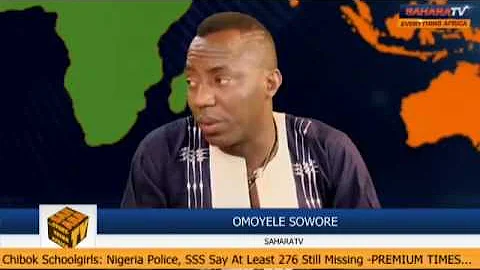 SaharaTVTalkback: Omoyele Sowore Talks To Audience About Boko Haram Crisis
