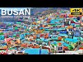 Walking in Gancheon Cultural Village with its artistic and picturesque scenery | Busan, Korea 4K HDR