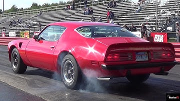 Rare Super Duty 455 Trans Am - 1974 Trans Am SD455 - 1/4 mile Drag Race Video - Road Test TV ®