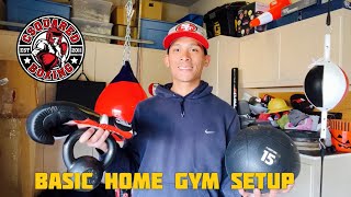 How to Build Your Own Home Gym- MY BASIC HOME GYM SETUP/ ALL YOU NEED TO STAY IN SHAPE!