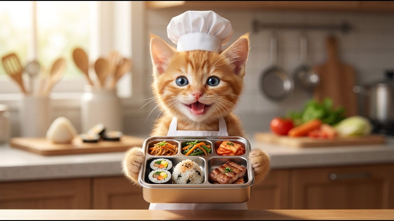 A Day in the Life of a Working Cat 🐱🍱 | Salarymeow Life