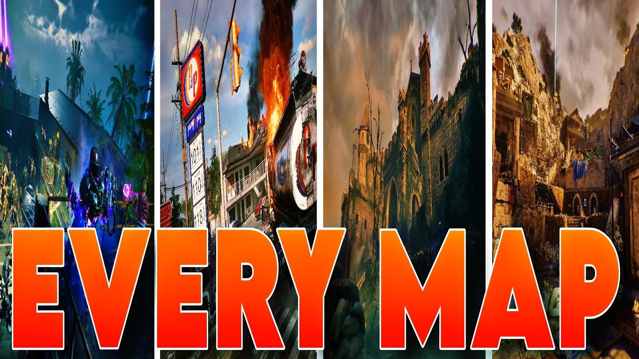 ROUND 30 ON ALL BLACK OPS 6 ZOMBIES MAPS (Terminus, Liberty Falls ...