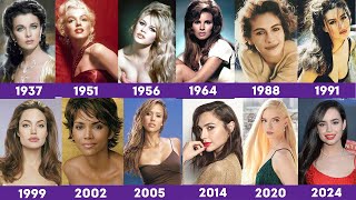 95 Years of Beauty — The Most Beautiful Actress of Every Year 1930–2024