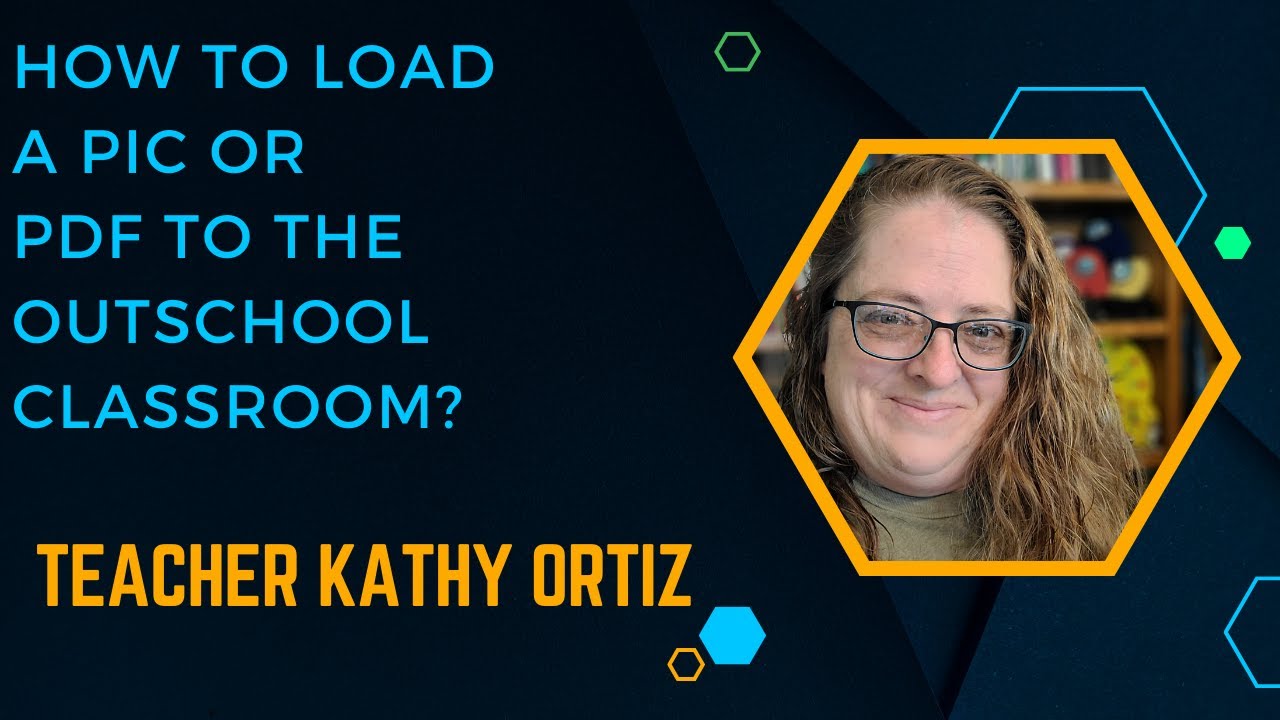 How to load a pic or PDF to the outschool classroom?