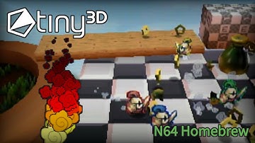 Tiny3D - Textured-Particles [N64 Homebrew]