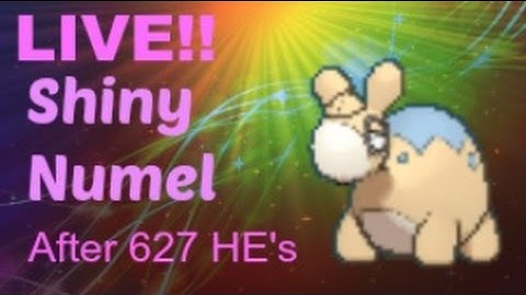 (LIVE!!) Shiny Numel After 627 HE
