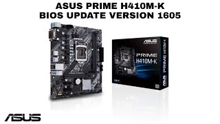 How To Update BIOS - ASUS PRIME H410M-K (Version 1605)