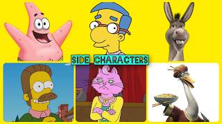 The Greatest Side Characters in Animations and Cartoons