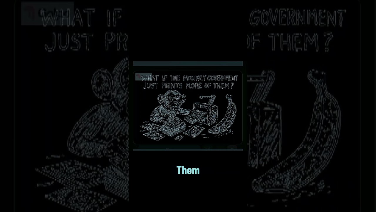 the concept of inflation and hyperinflation explained using monkey economics 