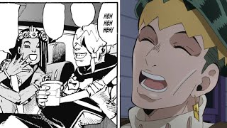 Kishibe Rohan LOVES Jokes (JoJoLands Ch.4 meme)