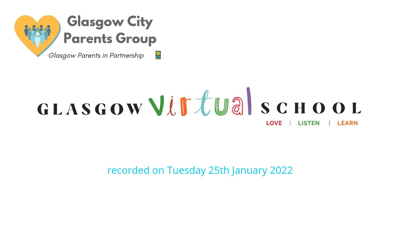 GCPG webinar - Glasgow Virtual School