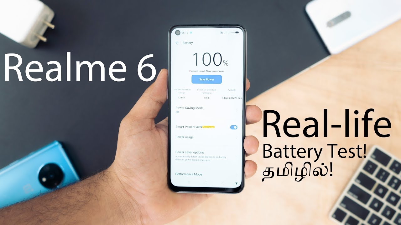 Realme 6 Real-life Battery Test in Tamil!