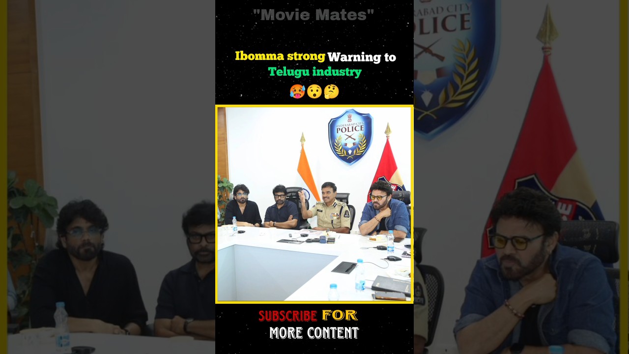 Ibomma strong counter to Telugu industry 😯🤔