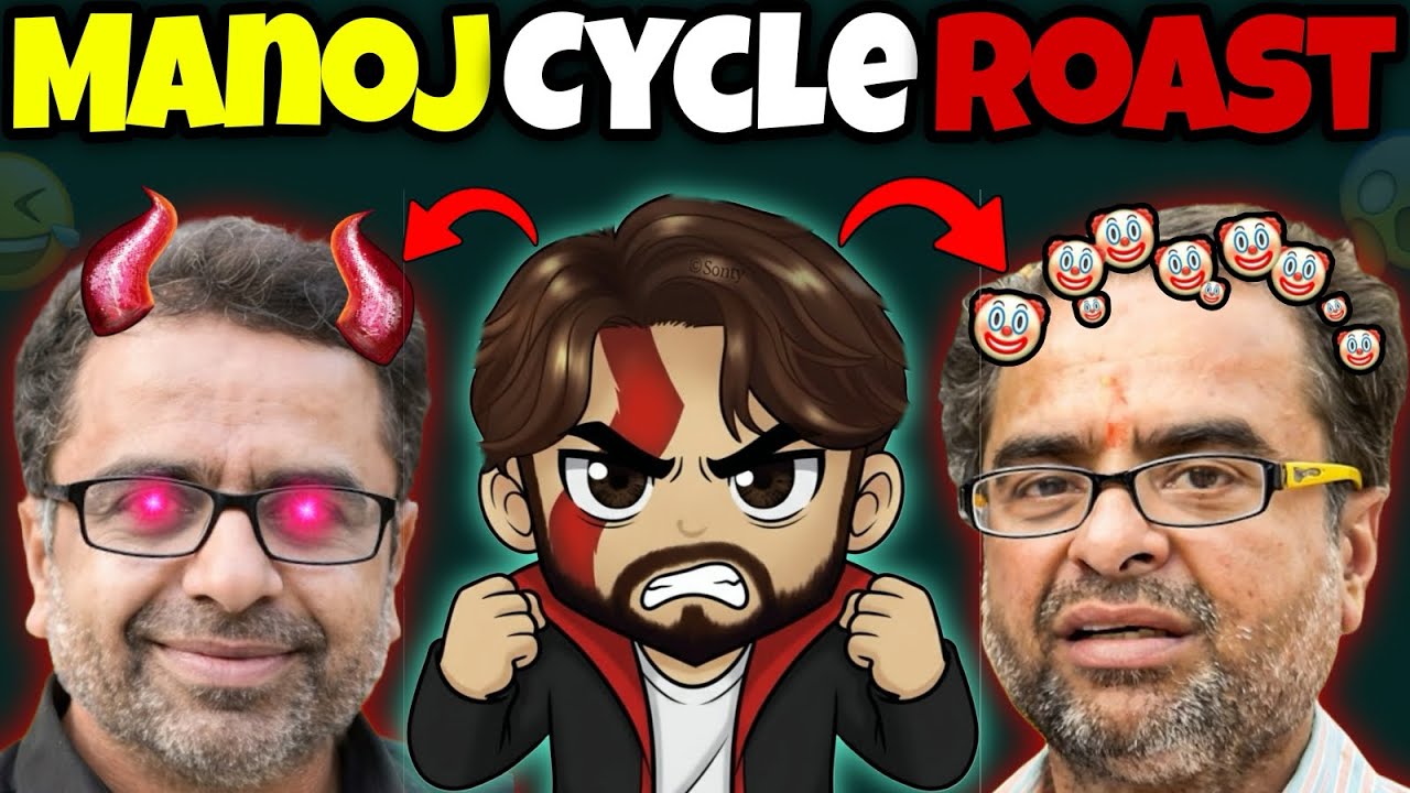 Manoj Cycle Wala ROAST 🤡🔥||💀ANGRY Manoj Bhai VS Indian Food Vloggers FIGHT😈 