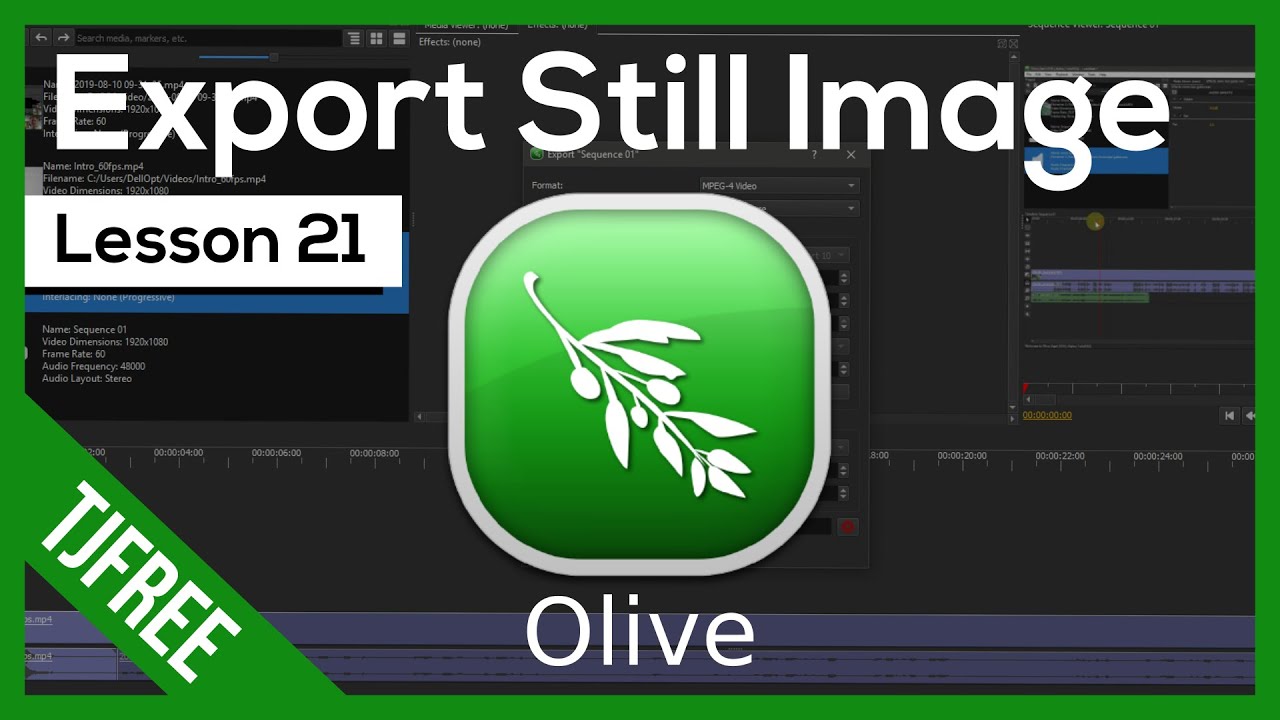 olive video editor windows Olive Lesson 21 - Save video frame as image (freeze / pause)