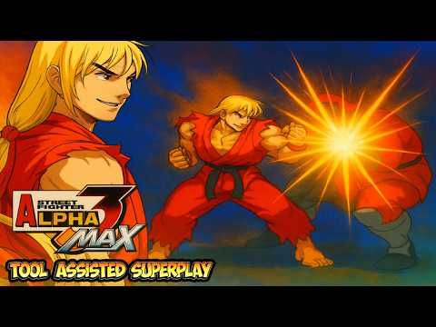 KEN UNLEASHED! 🔥 Insane TAS in Street Fighter Alpha 3 MAX