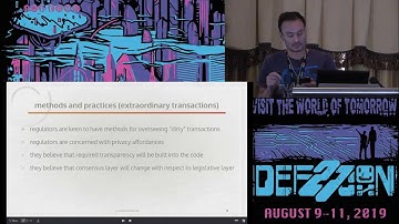 Robin Renwick - Perspective of Privacy Blockchain as a Boundary Object  - DEF CON 27 Monero Village