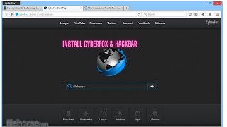 Install Cyberfox & Hackbar in windows