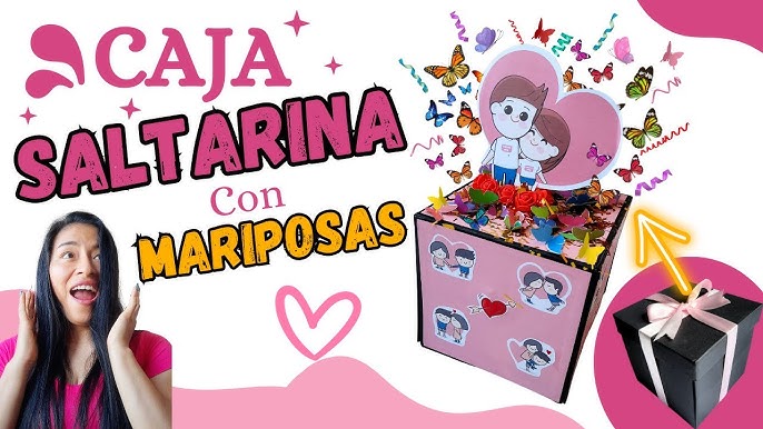 Caja Sorpresa Caja Regalo-Crea el Regalo Más Sorprendente,Cajas Sorpresa  Saltarinas,Caja Regalo Sorpresa Explosión,Cajas Pop Up Explosivas para