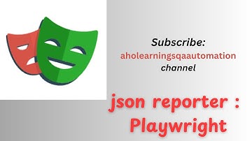 Generate json reporter in Playwright, quick and easy for seamless reporting.