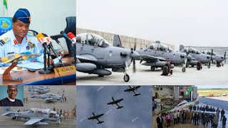 BREAKING: SIX SUPER TUCANO AIRCRAFT FROM US ARRIVE IN NIGERIA....