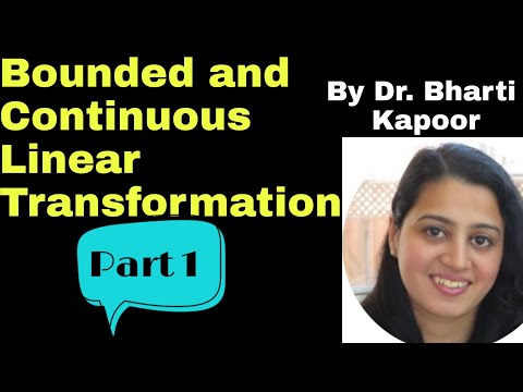 Bounded and Continuous