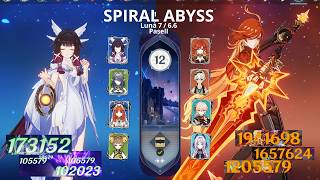 S piral Abyss Luna 7 / 6.6 pase II Mavuika Melt X Lauma Lunar Bountifulcore