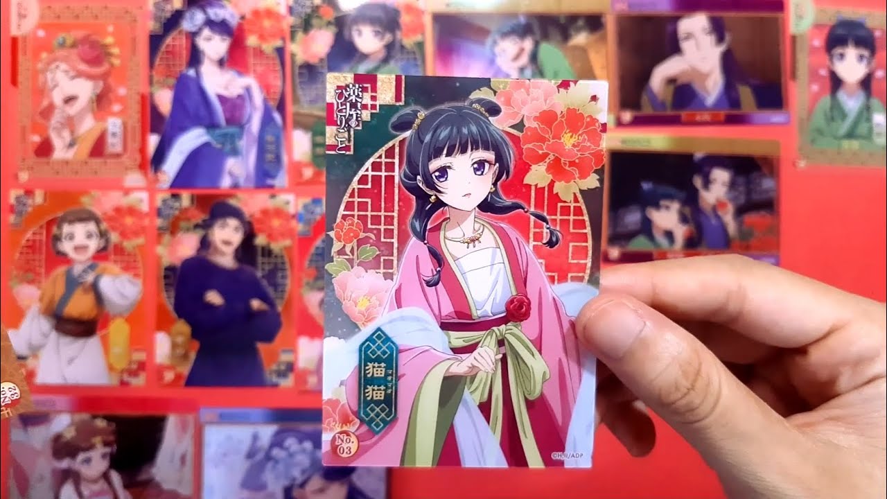 Kusuriya No Hitorigoto clear card collection gum (first-print