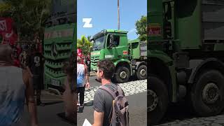 10 Septembre Manifestation Sur Les Voies De Circulation Au Barachois