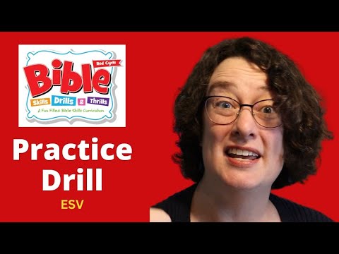 Practice Bible Drill #1 (Sword Drill, Bible Drill Red Cycle KJV)