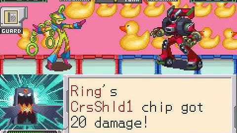 Megaman Battle Chip Challenge (GBA / Game Boy Advance) - Vizzed.com Play