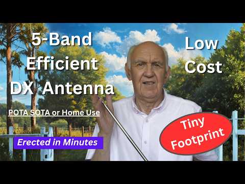 Multi Band  Efficient Portable DX Whip Antenna. Sets up in minutes.